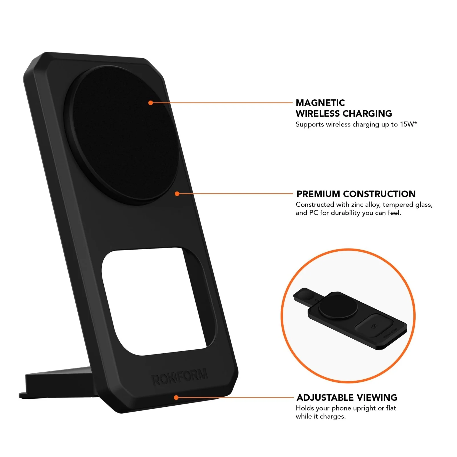 3-in-1 Foldable Wireless Charging Stand - Image 2